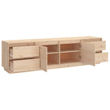 NNEVL TV Cabinet 176x37x47.5 cm Solid Wood Pine