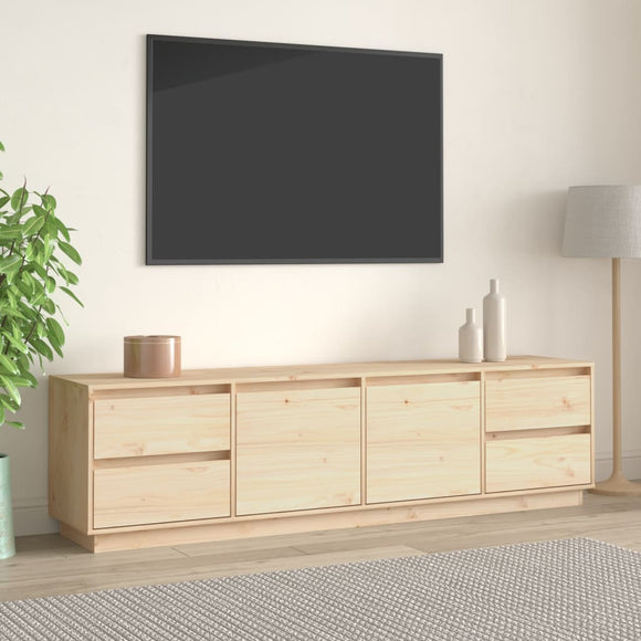 NNEVL TV Cabinet 176x37x47.5 cm Solid Wood Pine