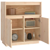 NNEVL Sideboard 70x34x80 cm Solid Wood Pine
