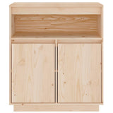 NNEVL Sideboard 70x34x80 cm Solid Wood Pine