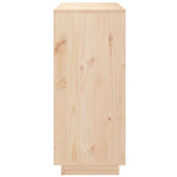 NNEVL Sideboard 70x34x80 cm Solid Wood Pine