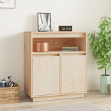 NNEVL Sideboard 70x34x80 cm Solid Wood Pine