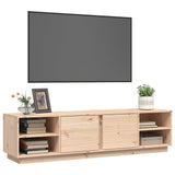 NNEVL TV Cabinet 156x40x40 cm Solid Wood Pine