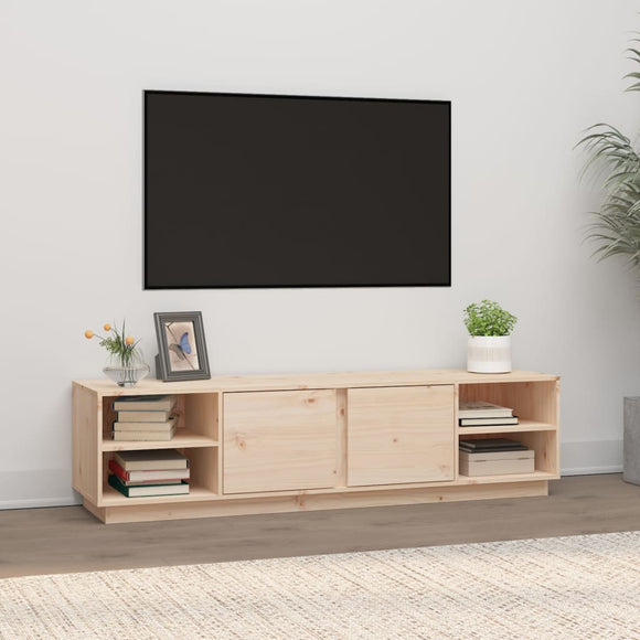 NNEVL TV Cabinet 156x40x40 cm Solid Wood Pine