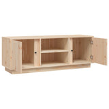 NNEVL TV Cabinet 110x35x40.5 cm Solid Wood Pine