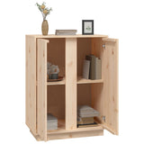 NNEVL Sideboard 60x35x80 cm Solid Wood Pine