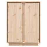 NNEVL Sideboard 60x35x80 cm Solid Wood Pine