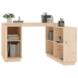 NNEVL Desk 110x50x75 cm Solid Wood Pine