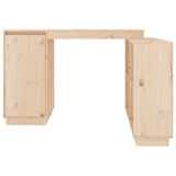 NNEVL Desk 110x50x75 cm Solid Wood Pine