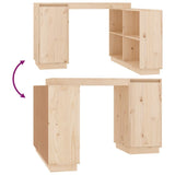 NNEVL Desk 110x50x75 cm Solid Wood Pine