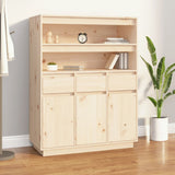 NNEVL Highboard 89x40x116.5 cm Solid Wood Pine