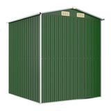 NNEVL Garden Shed Green 192x191x223 cm Galvanised Steel
