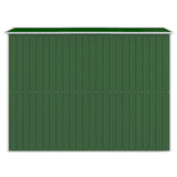 NNEVL Garden Shed Green 192x274x223 cm Galvanised Steel