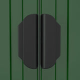 NNEVL Garden Shed Green 192x274x223 cm Galvanised Steel