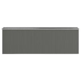 NNEVL Garden Shed Light Grey 192x606x223 cm Galvanised Steel