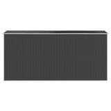 NNEVL Garden Shed Anthracite 192x440x223 cm Galvanised Steel