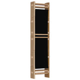 NNEVL Folding 4-Panel Room Divider 160 cm Bamboo and Canvas