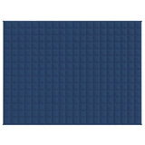 NNEVL Weighted Blanket Blue 150x200 cm 7 kg Fabric