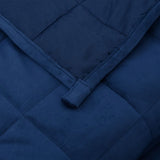 NNEVL Weighted Blanket Blue 150x200 cm 7 kg Fabric