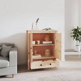NNEVL Highboard 83x41.5x100 cm Solid Wood Pine