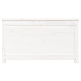 NNEVL Storage Box White 80x40x45.5 cm Solid Wood Pine