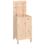 NNEVL Laundry Box 44x44x76 cm Solid Wood Pine