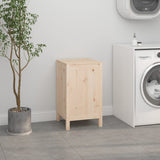 NNEVL Laundry Box 44x44x76 cm Solid Wood Pine