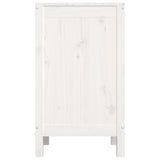 NNEVL Laundry Box White 44x44x76 cm Solid Wood Pine