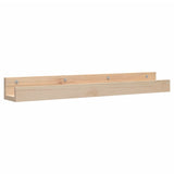 NNEVL Wall Shelves 2 pcs 80x12x9 cm Solid Wood Pine