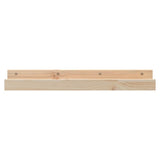 NNEVL Wall Shelves 2 pcs 80x12x9 cm Solid Wood Pine