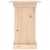 NNEVL Flower Stand 40x40x60 cm Solid Wood Pine