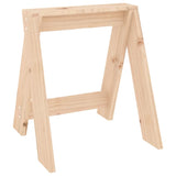 NNEVL Stools 2 pcs 40x40x45 cm Solid Wood Pine