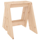 NNEVL Stools 2 pcs 40x40x45 cm Solid Wood Pine
