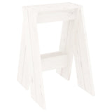 NNEVL Stools 2 pcs White 40x40x60 cm Solid Wood Pine