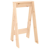 NNEVL Stools 2 pcs 40x40x75 cm Solid Wood Pine