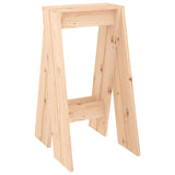 NNEVL Stools 2 pcs 40x40x75 cm Solid Wood Pine