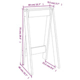 NNEVL Stools 2 pcs 40x40x75 cm Solid Wood Pine