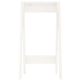 NNEVL Stools 2 pcs White 40x40x75 cm Solid Wood Pine