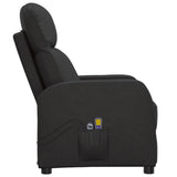 NNEVL Stand up Massage Reclining Chair Black Faux Leather