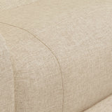 NNEVL Stand up Massage Recliner Chair Cream Fabric