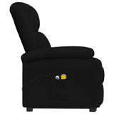 NNEVL Stand up Massage Reclining Chair Black Fabric