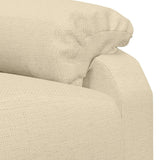 NNEVL Stand Up Recliner Chair Cream Fabric