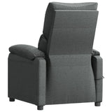 NNEVL Stand Up Massage Recliner Chair Dark Grey Fabric