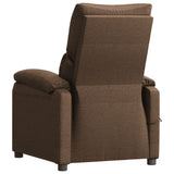 NNEVL Stand Up Massage Recliner Chair Brown Fabric