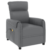 NNEVL Stand up Massage Chair Grey Faux Leather