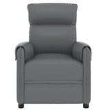 NNEVL Stand up Massage Chair Grey Faux Leather