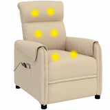 NNEVL Stand up Massage Chair Cream Fabric