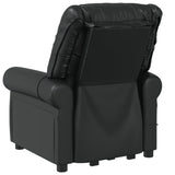 NNEVL Stand up Massage Chair Shiny Black Faux Leather