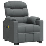 NNEVL Electric Stand up Massage Chair Dark Grey Fabric