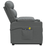 NNEVL Electric Stand up Massage Chair Dark Grey Fabric